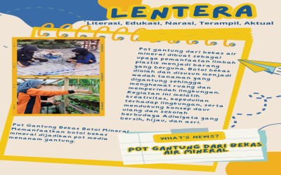 Ulang Sampah Jadi Indah: Kreativitas Pot Gantung Botol Bekas di Sekolah Adiwiyata 